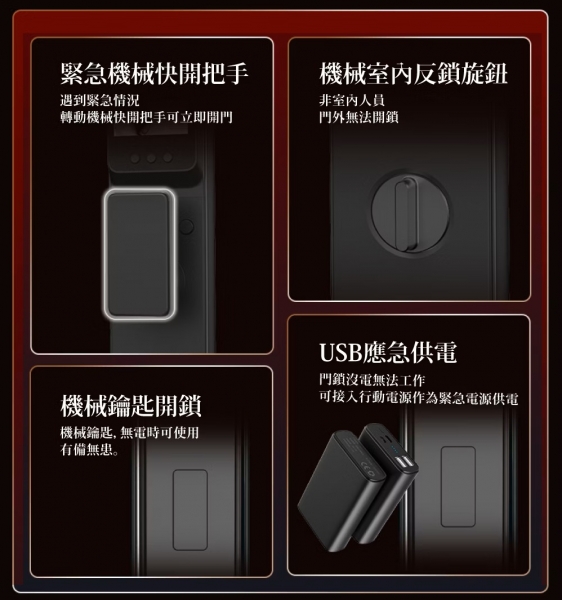 SHARP夏普 掌靜脈人臉辨識電子鎖 – Holo 3