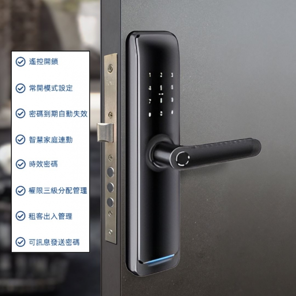 安住Home 指紋把手電子鎖 - HMH35B